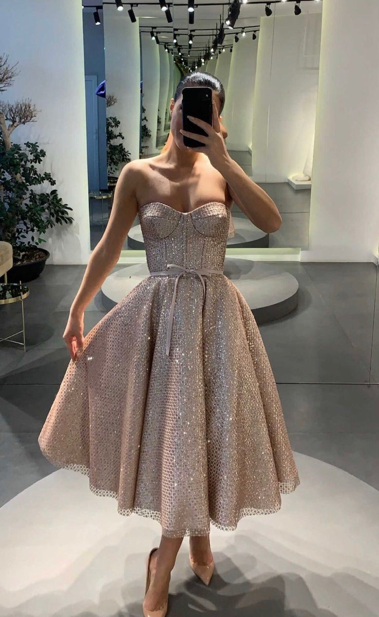 Lia Stublla - Chanel Gown - Rose Gold