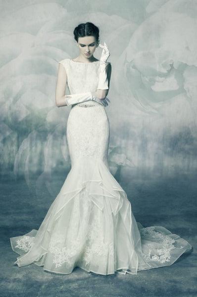 Agate white outlet wedding dress