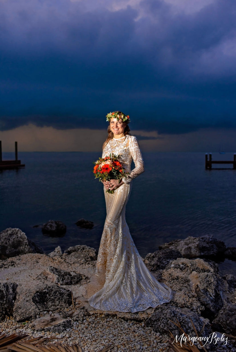 Saldana vintage wedding dress on sale