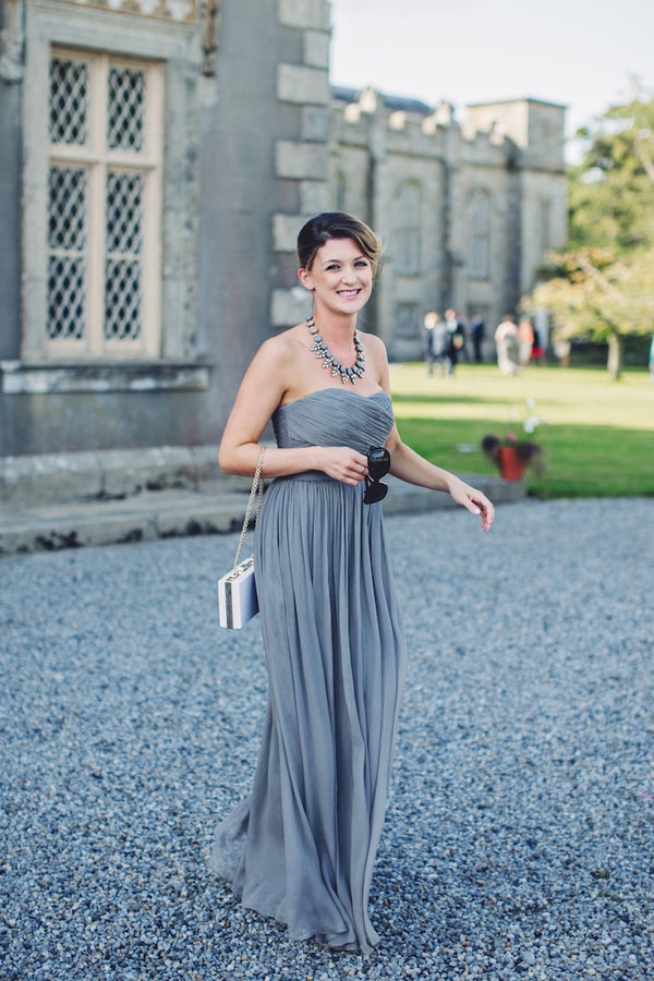 Other J Crew Grey Silk Chiffon Arabelle dress