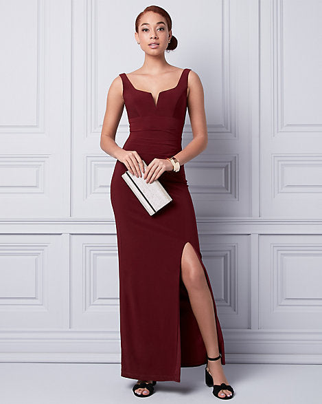 Formal Dress Red Dress Le Chateau Le Chateau Dresses Crushed Red