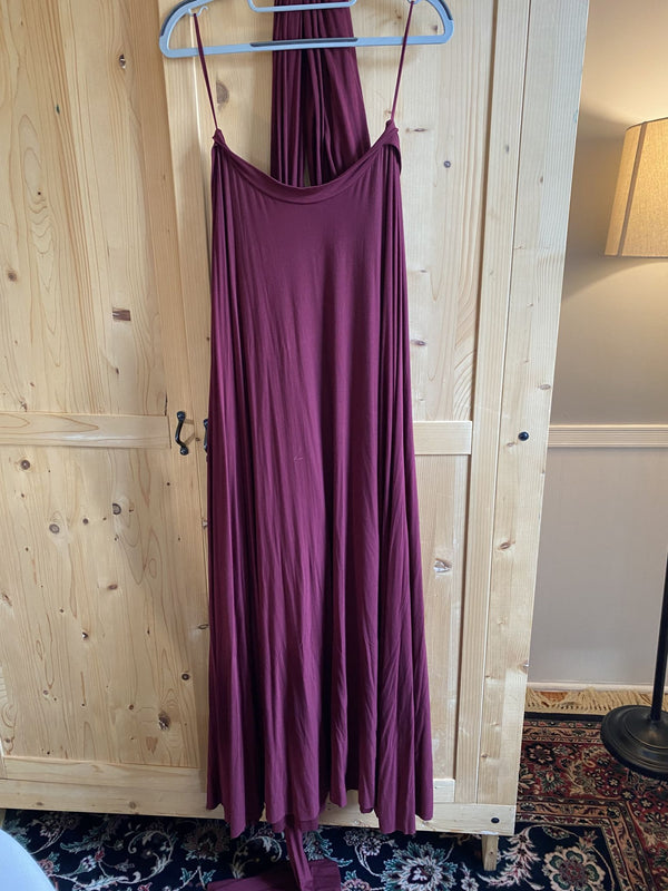 Other Lulus Tricks of the Trade Burgundy Maxi Dress – Nearly Newlywed