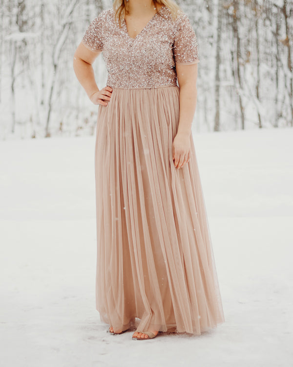 maya dress bridesmaid Birdy Grey Maya Bridesmaid Dress, Rust, Size 2x