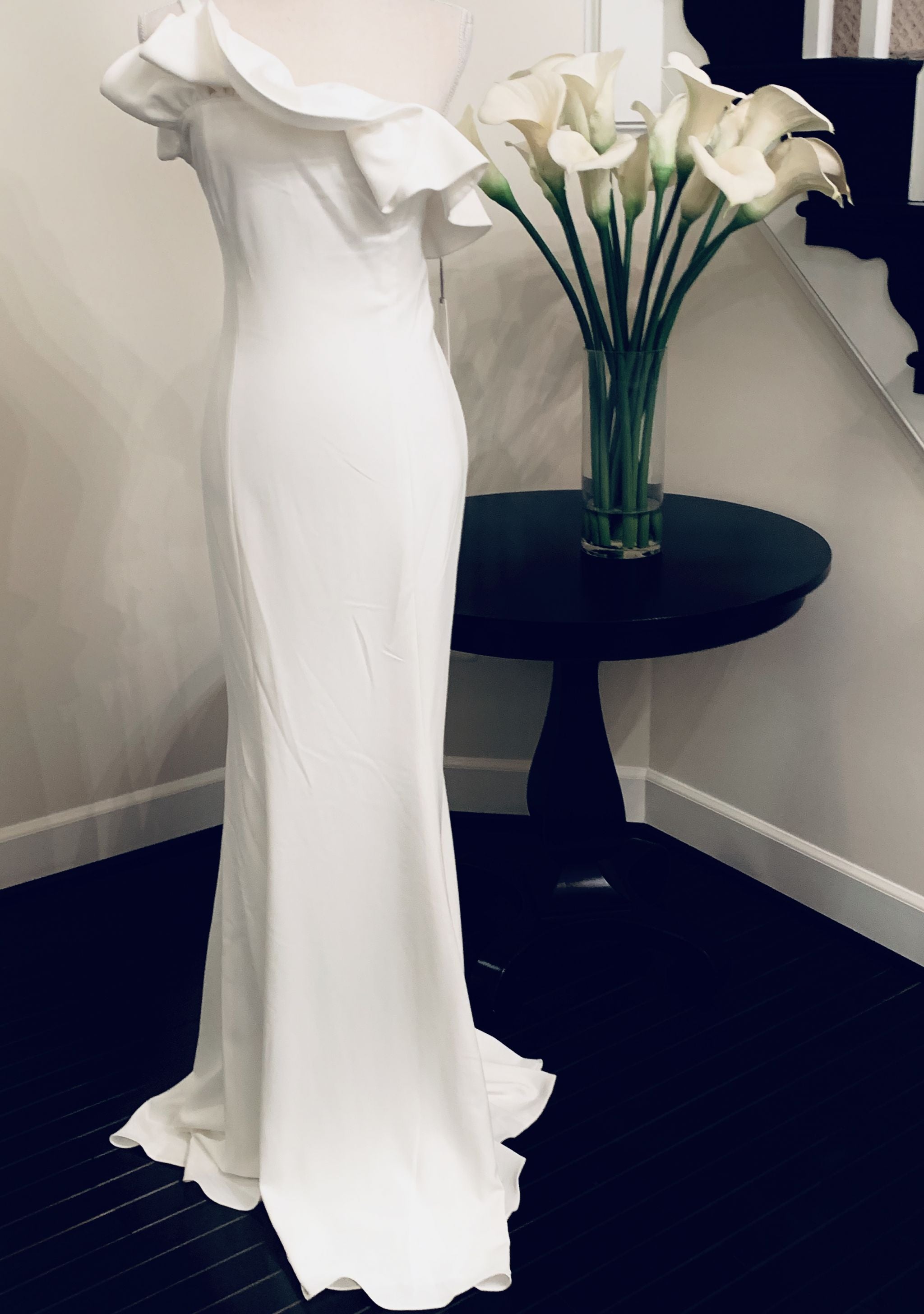 jay godfrey off the shoulder dress Other JAYGODFREY One Shoulder Gown