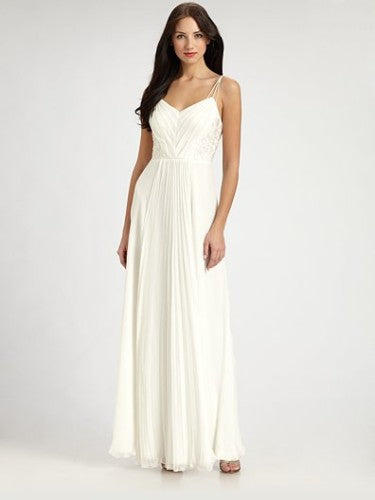 Other Phoebe Couture by Kay Unger Pleated Gown – PreOwnedWeddingDresses