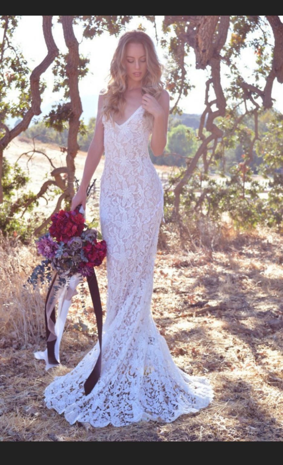 Saldana vintage 2025 wedding dress