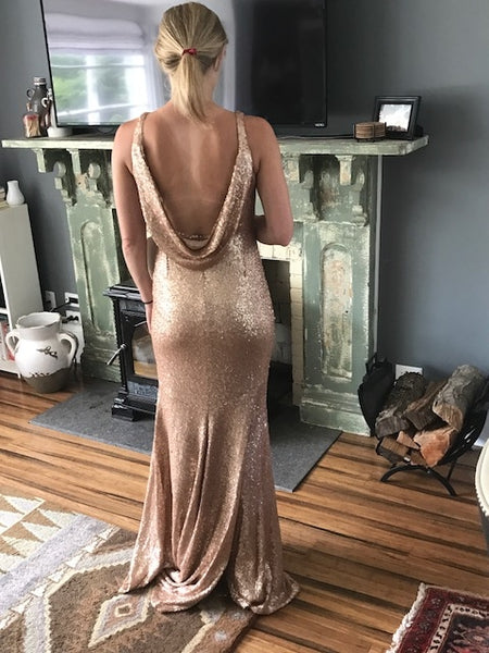 Theia gold shop gemma gown