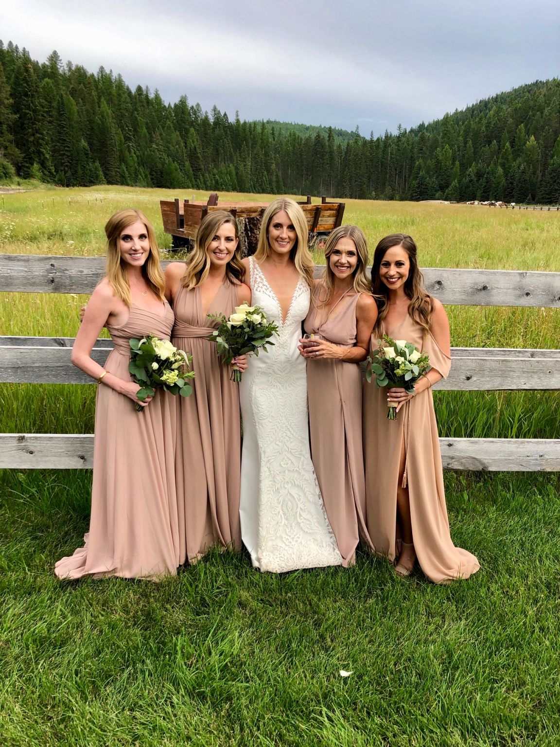 Other Tobi MAKE ME CRAZY TAUPE MULTIWAY MAXI DRESS – Nearly Newlywed