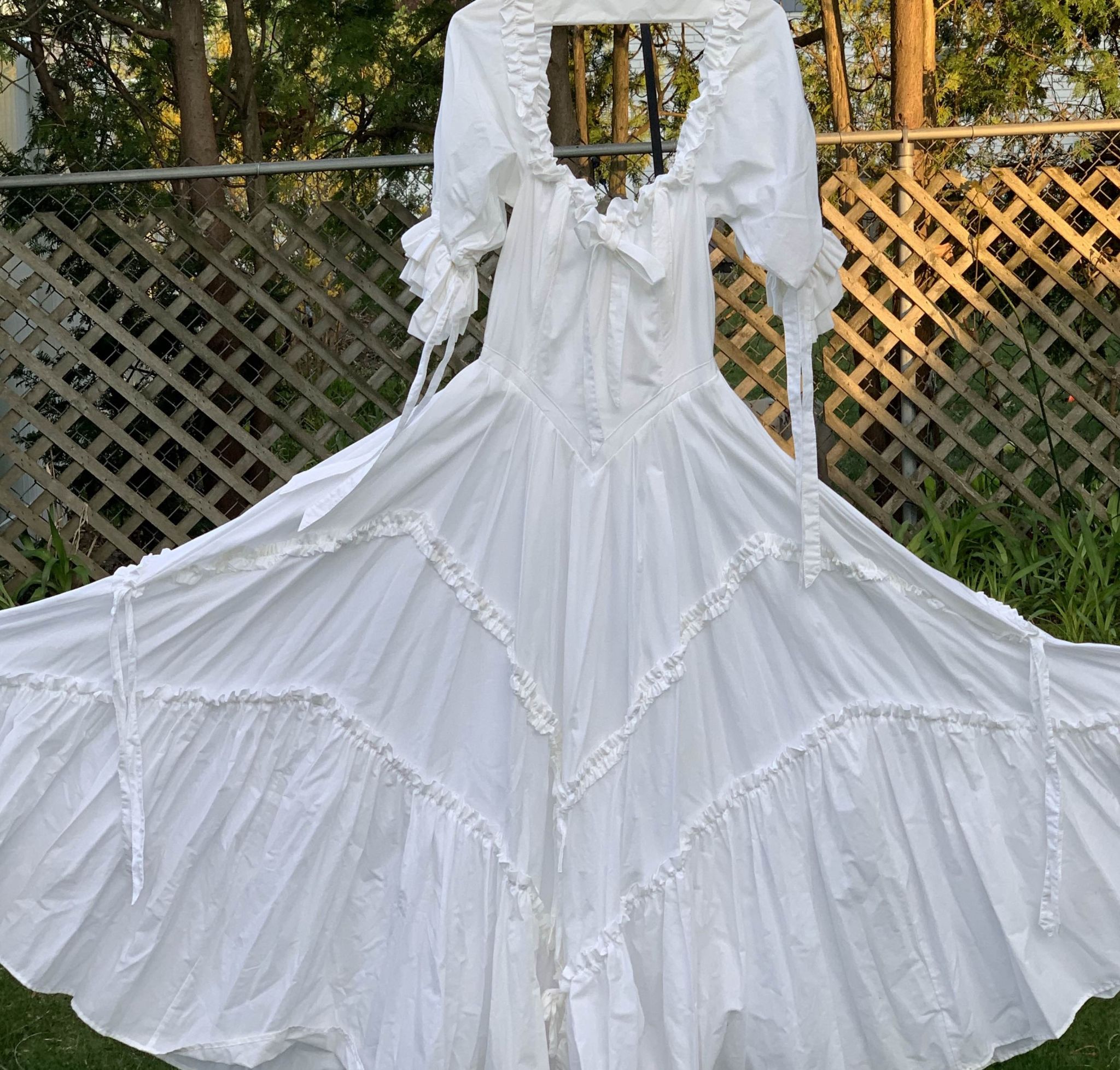 Other Vintage Laura Ashley Corseted Wedding Gown Nearly Newlywed