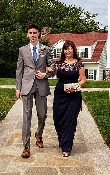 Other XSCAPE Embellished-Neck Gown