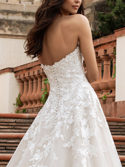 ＊PRONOVIAS＊ elcira ウェディングドレス US4 Wedding dress princess cut and sweetheart neckline | Pronovias