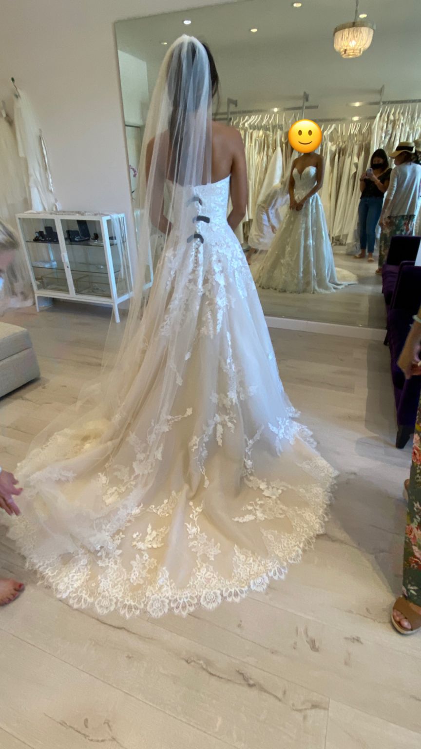 PRONOVIAS ELICRA Aラインドレス レース a_mさん専用PRONOVIAS ELICRA