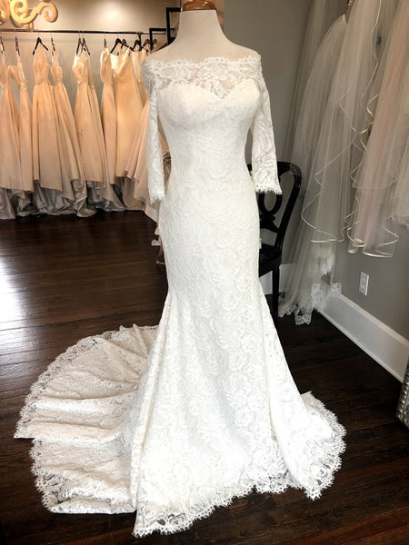 Pronovias dracane hotsell wedding dress