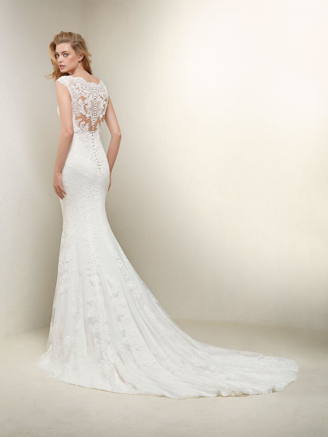 【裾切りなし】Pronovias マーメイドDrusila US4サイズ Pronovias Drusila – Nearly Newlywed
