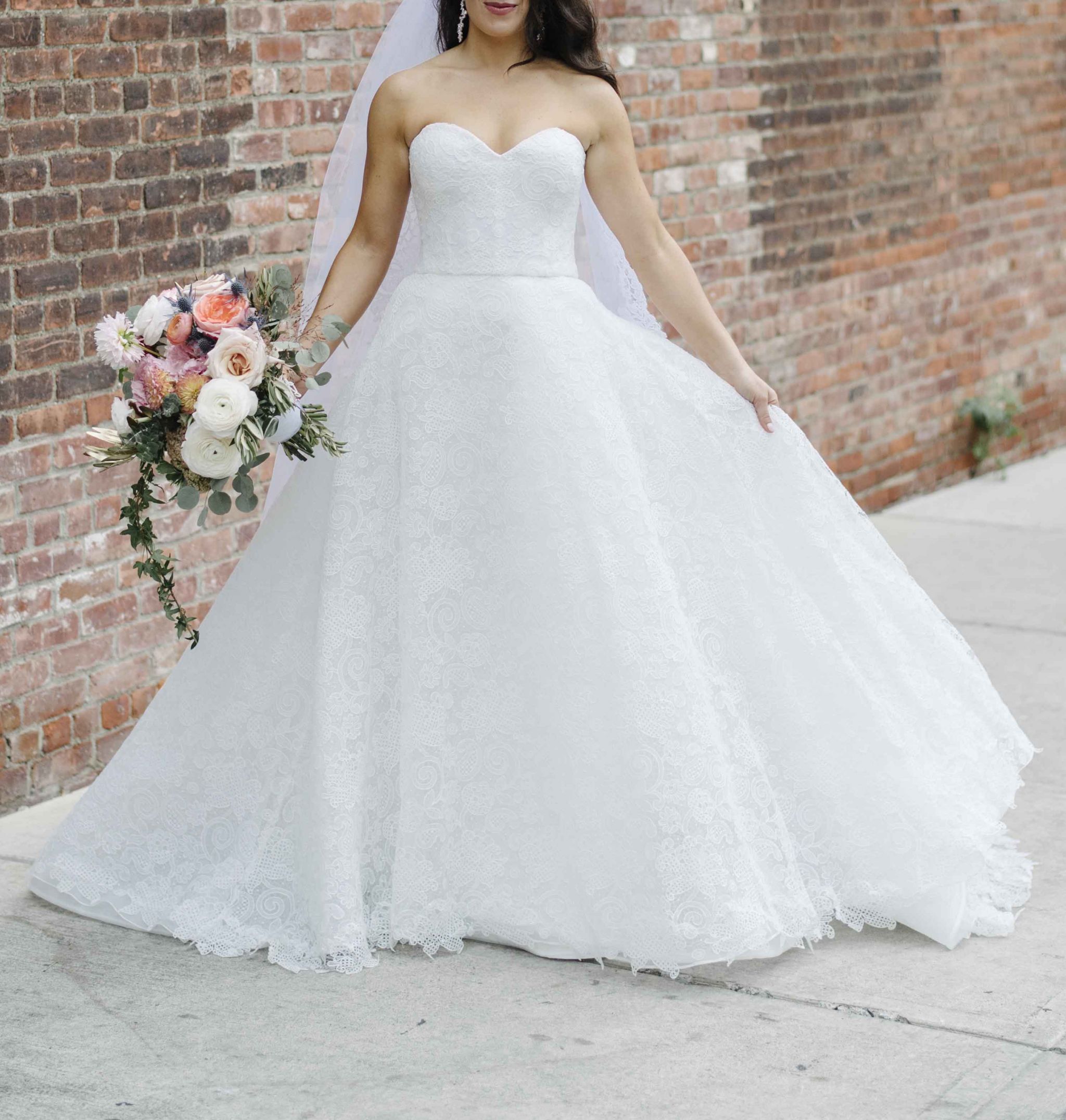 Reem Acra Charm – Nearly Newlywed