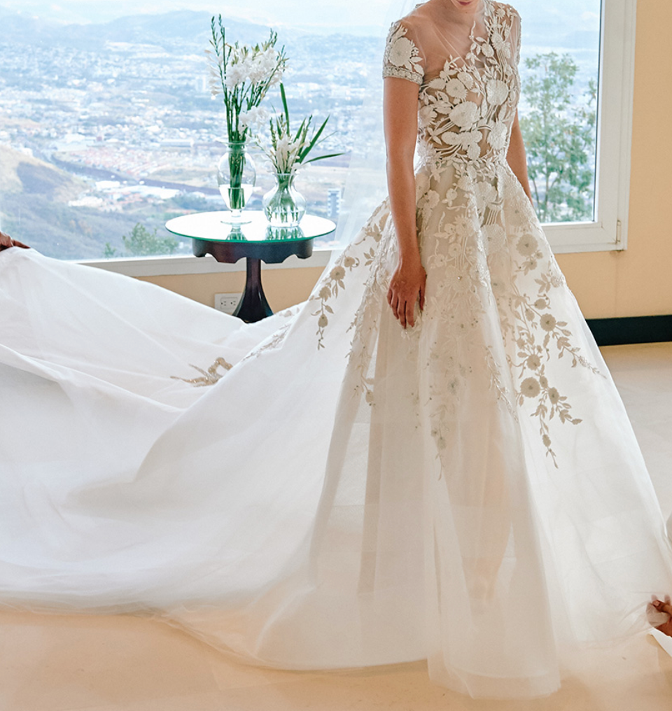 Reem Acra Open Your Heart – Nearly Newlywed