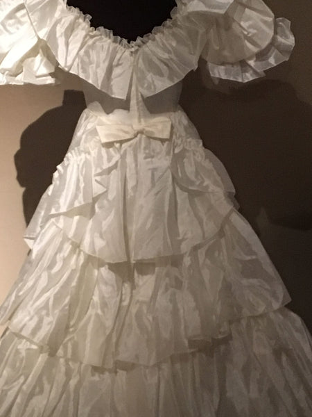 On Sale Ronald Joyce 1980's Wedding Dress 80's Vintage White