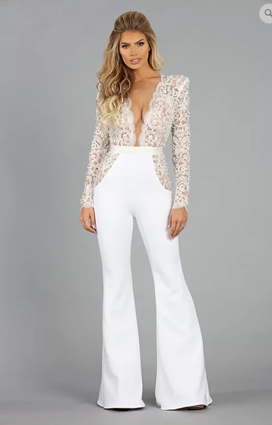 Ryan and Walter Bridal Brielle jumpsuit