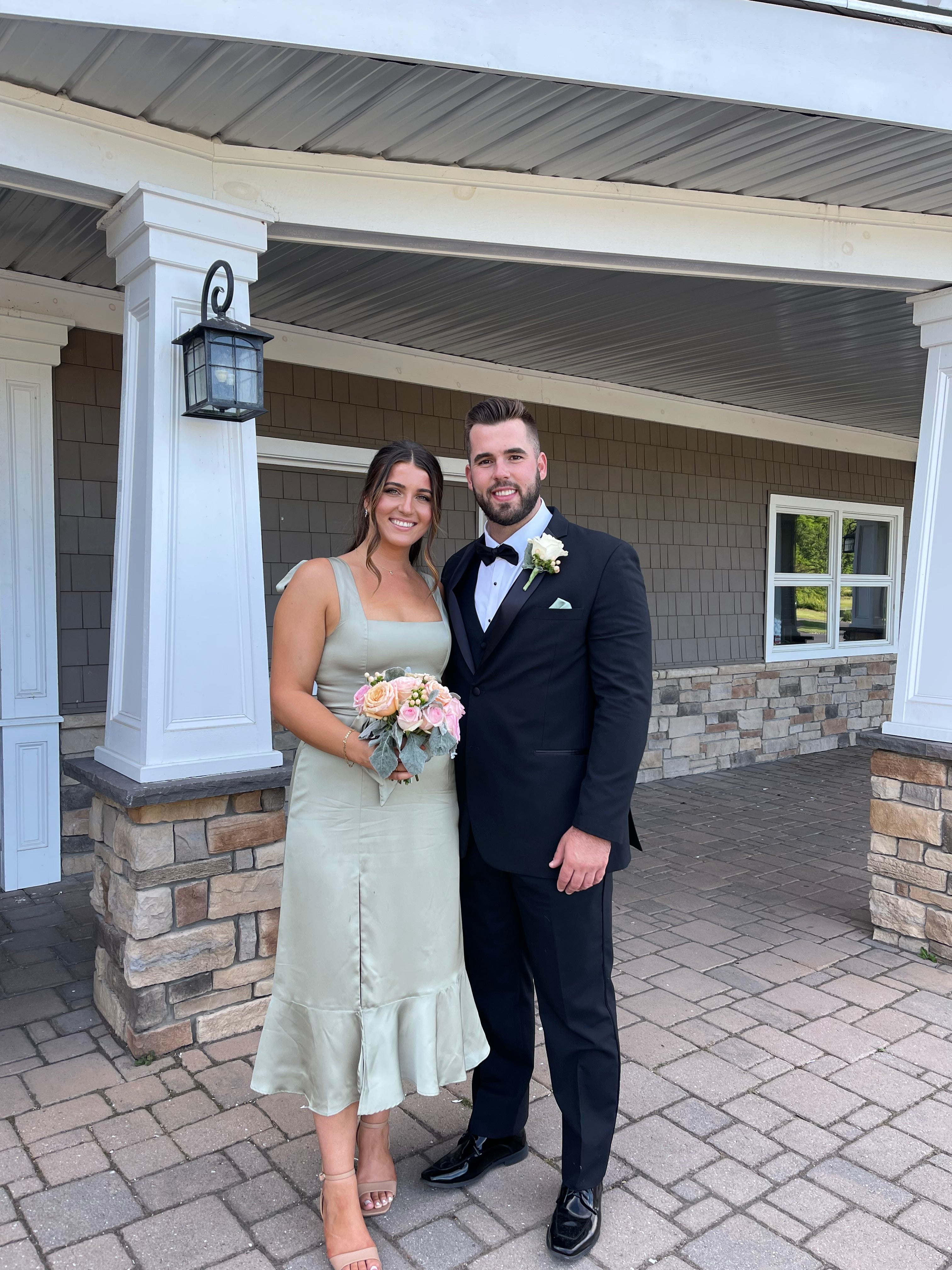 Show Me Your MuMu Claire Midi Dress, Moss Green Luxe Satin