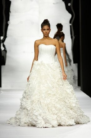 Silvia Tcherassi Cream Hibiscus Bridal Gown