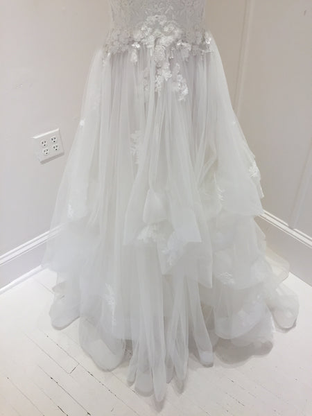 Tulle Bustle Wedding Dress