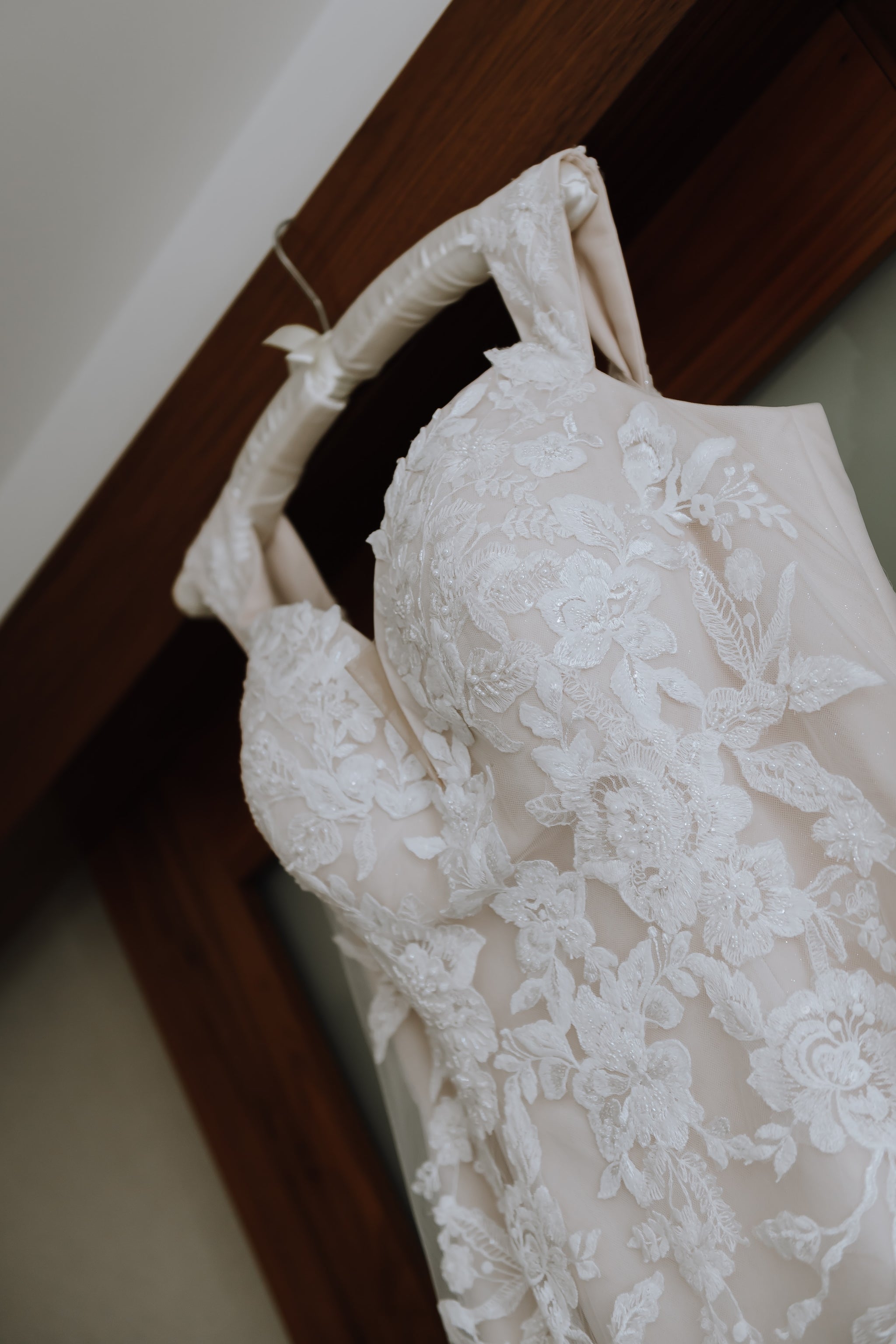 Stella York STYLE 7272 - OFF SHOULDER WEDDING DRESS WITH SHIMMER