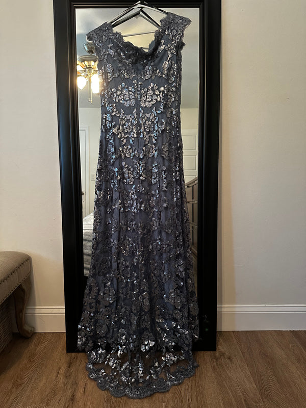 Tadashi Shoji BHLDN-Tadashi Shoji Odette Off-Shoulder Sequin Mesh