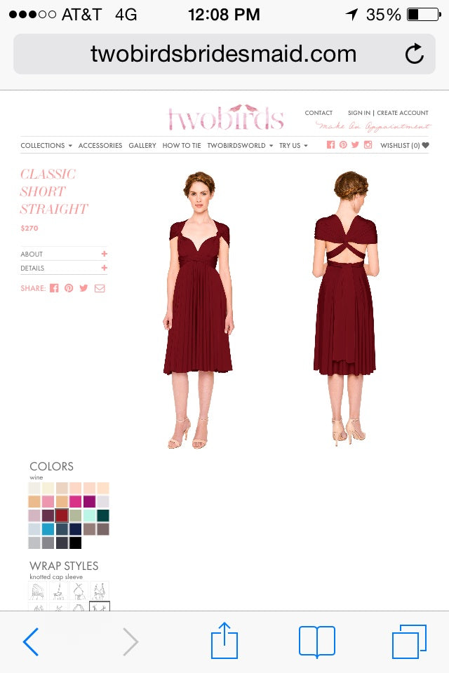 two birds dress how to tie