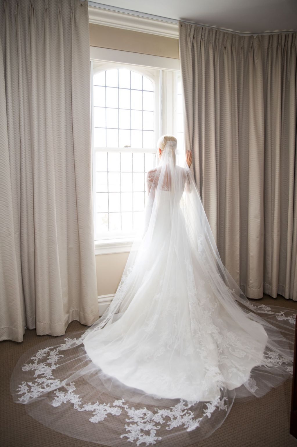 Veil Vera Wang Luxe Collection White By Vera Wang Macrame Lace