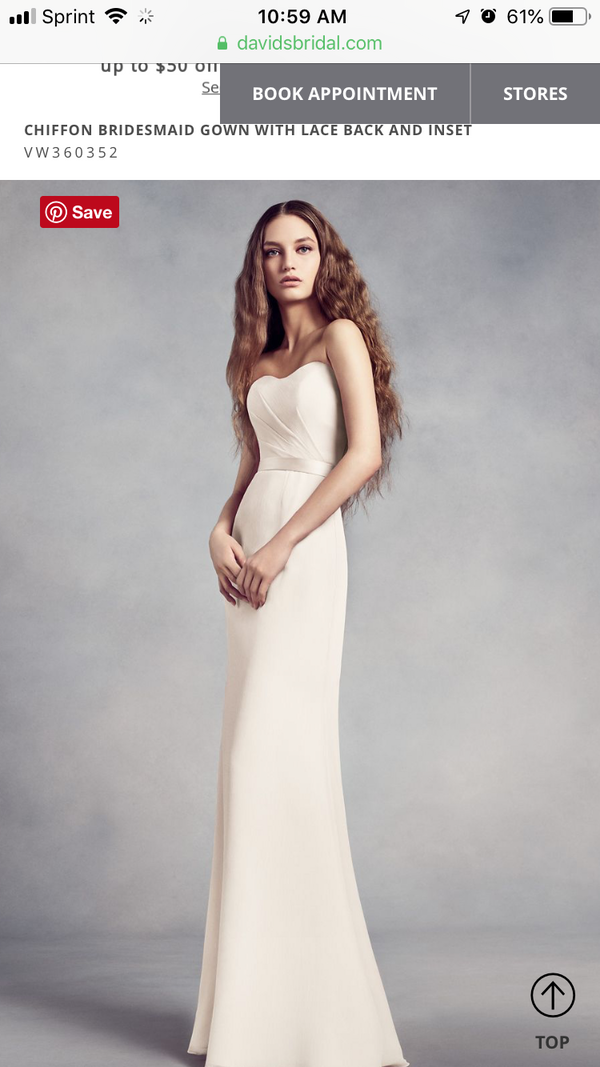 【 M2】VERAWANG Ava Vera Wang Ava Dress - See Photos & More of this Gown - La