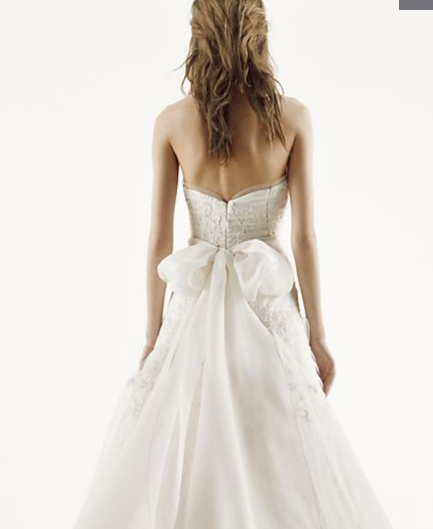 本日のみ値下げ　VERA WANG Liesel US-2theDインナー Vera Wang White Chantilly Lace VW351195 – Nearly Newlywed