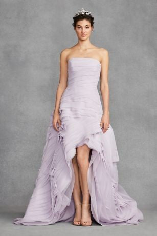 Vera wang clearance high low dress