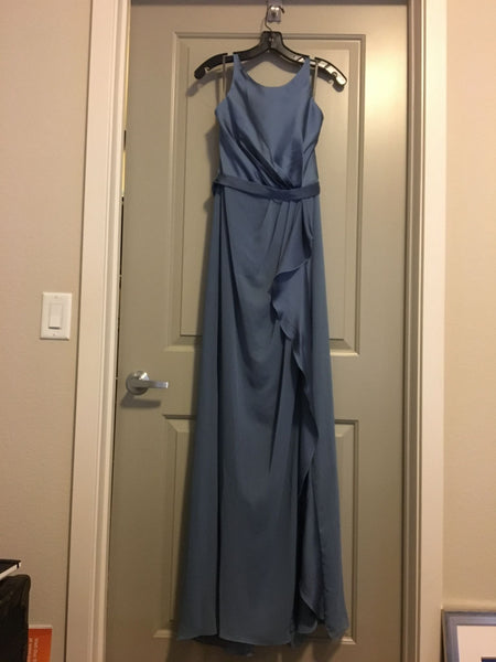 Vera wang charmeuse and chiffon bridesmaid dress sale