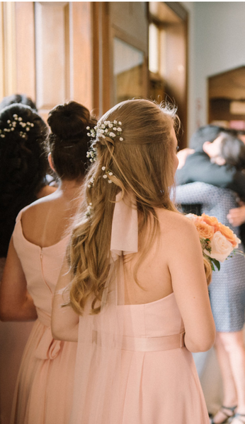 Vera wang 2024 chiffon bridesmaid dress