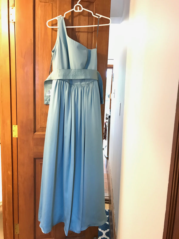 vera wang mist bridesmaid dress Blush Chiffon Vera Wang Bridesmaids Dresses