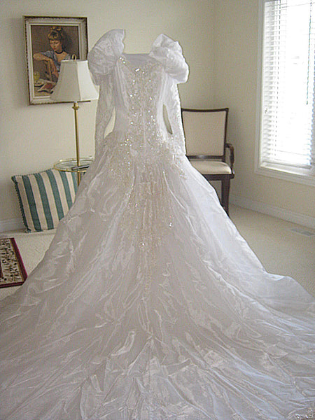 VINTAGE 80's-90's MORI LEE WEDDING DRESS BALLGOWN 6 | eBay