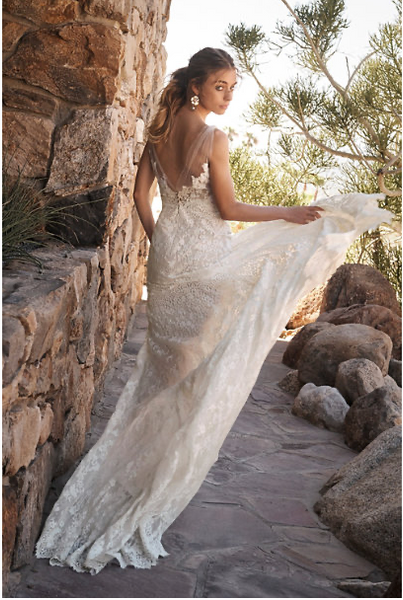 Cecily shop gown bhldn