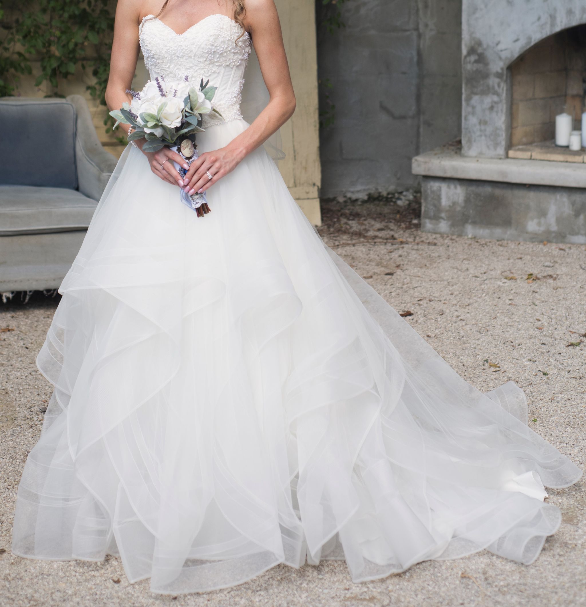Wtoo Effie Skirt Watters Keo Corset PreOwnedWeddingDresses